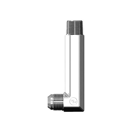 World Wide Fittings Male JIC to Male Pipe 90 Deg. Elbow - Extra Extra Long F5445X06X06